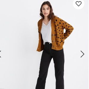 Madewell Sweaters - Madewell Hillview Cardigan Sweater Painted Spots Madewell Sweaters - Madewell Hillview Cardigan Sweater Painted Spots